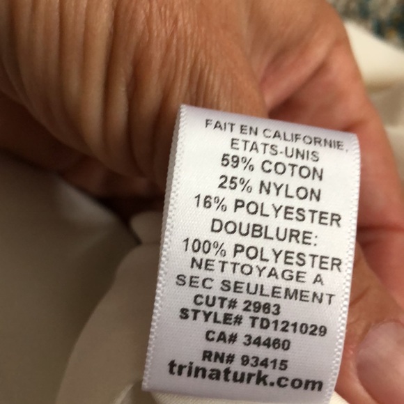 Trina Turk Scallop Fringe lace dress, size S - Picture 6 of 7